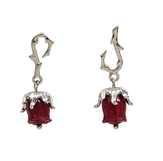 Sweet Rose Dropping Earring